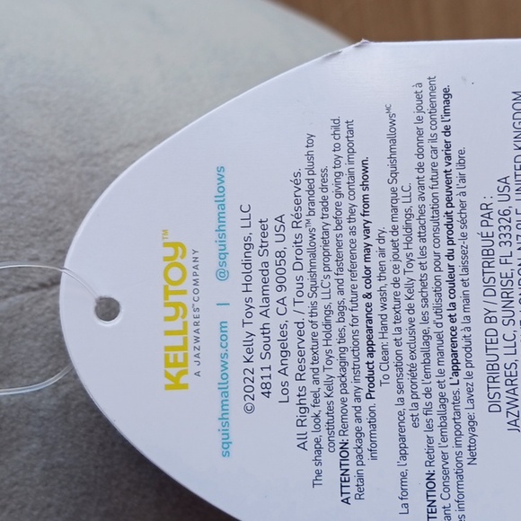 Elea the Lamb 14" squshmallow UltraSoft Easter Holiday Toy Plush NWT - Picture 9 of 9